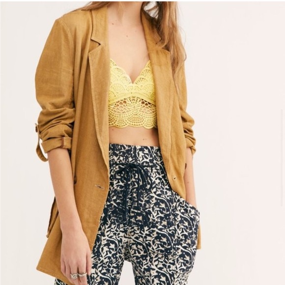 Free People Charly Lightweight Boho Blazer Jacket - Host Pick - Picture 3 of 16